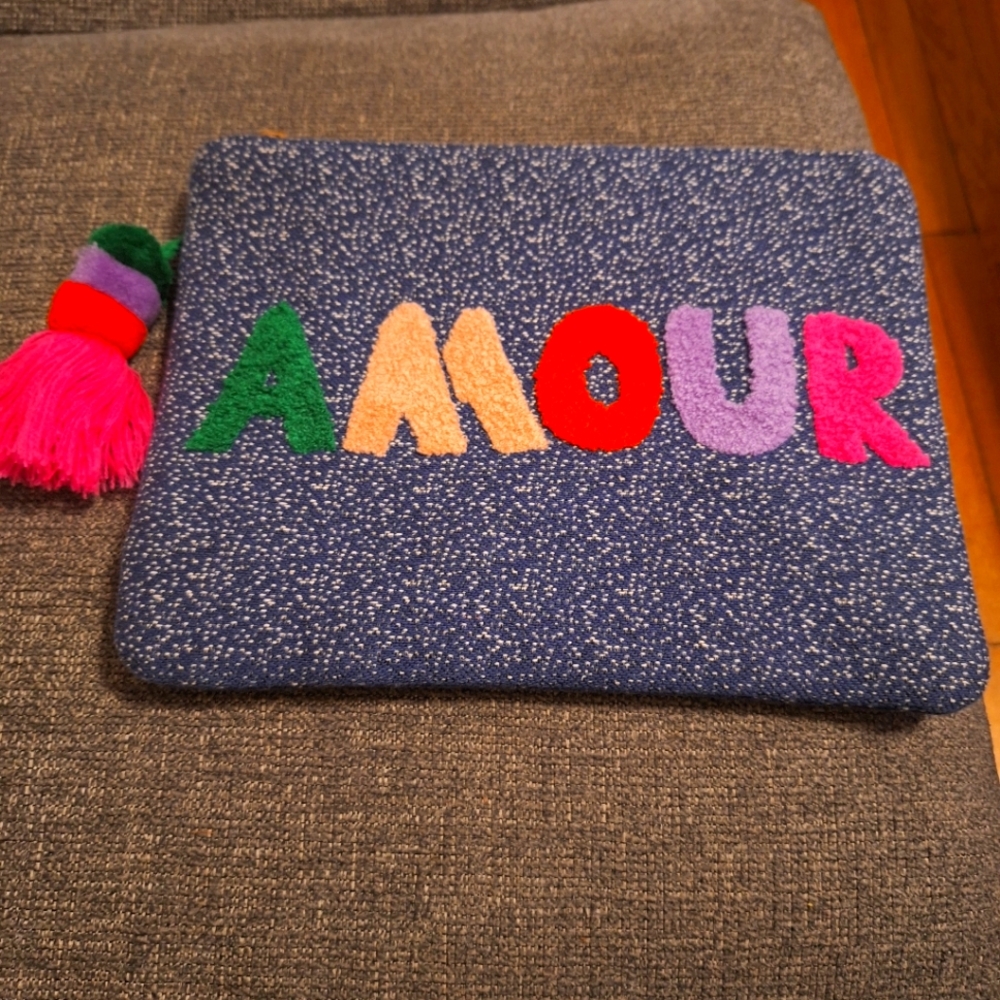 Stella & Dot Amour Tassel Clutch